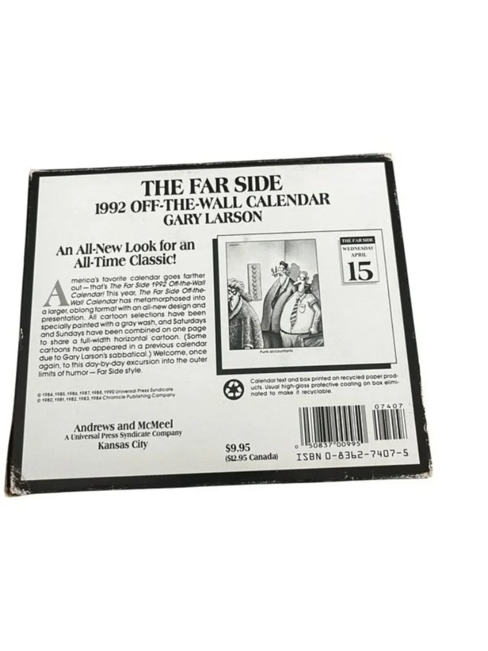 The Far Side 1992 Off the Wall Daily Calendar by Gary Larson